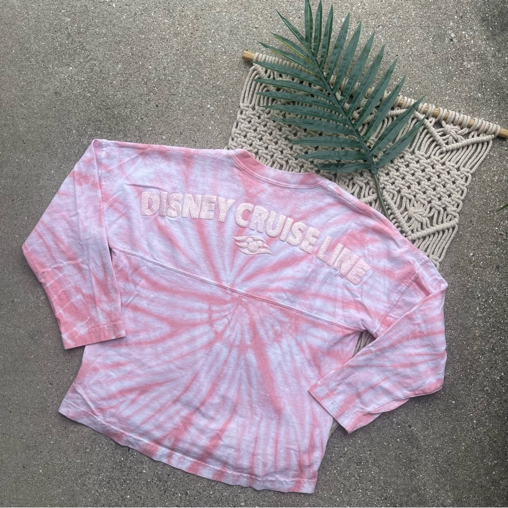 Disney Cruise Line Pink and White Spirit Jersey - girls XL